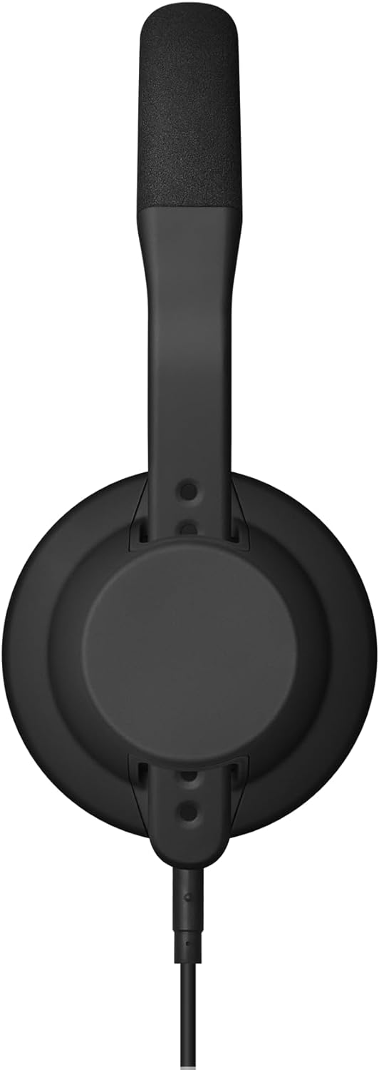 Ultra Light Weight DJ Headphones, Black