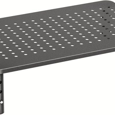 Monitor Stand, Monitor Stand Riser 3 Height Adjustable, Monitor Riser with Airflow Vents, Laptop Stand for Desk, Laptop Riser, Desk Organizer for Monitor, 15.6" Laptop, PC, Printer